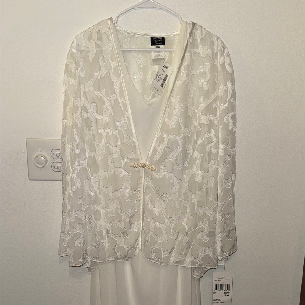 Helene Blake Vtg Two‎ Piece Evening Dress